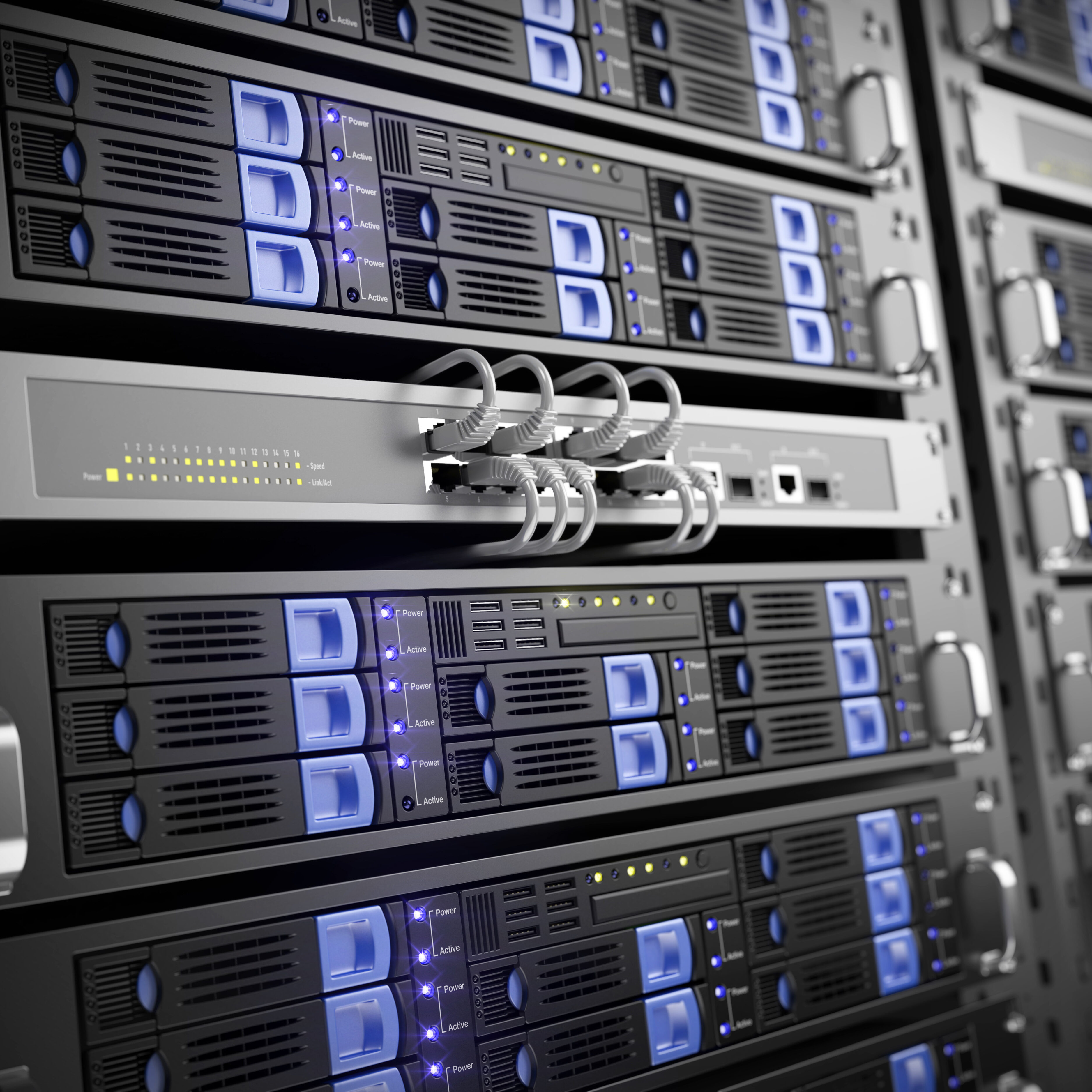 Server im Rechenzentrum